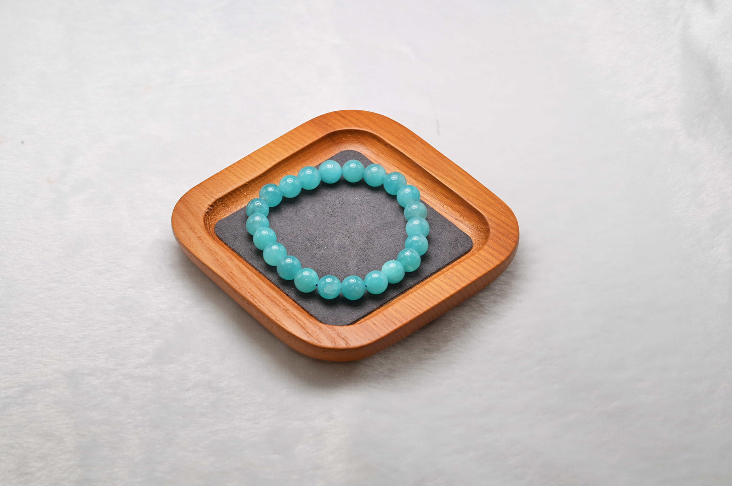 Natural Amazonite Beaded Bracelet