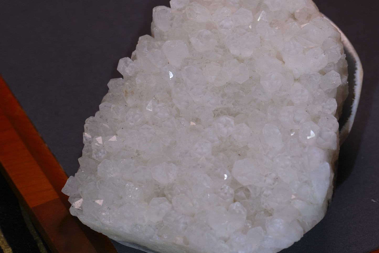 Natural White Quartz Cluster - Medium