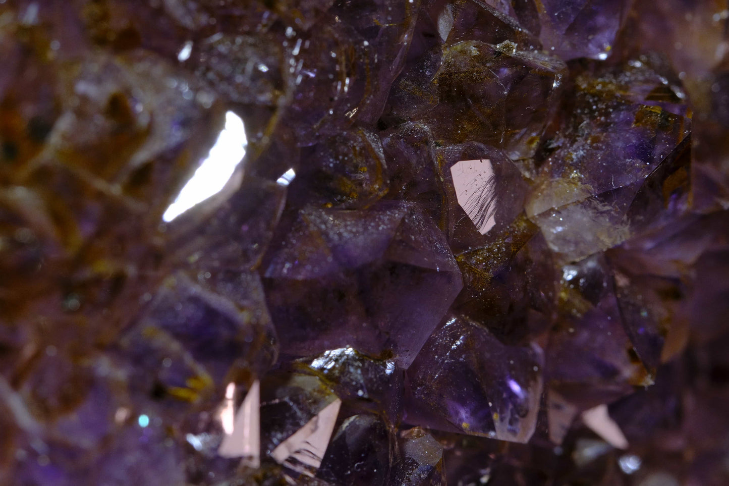 Natural Amethyst Geode Slice