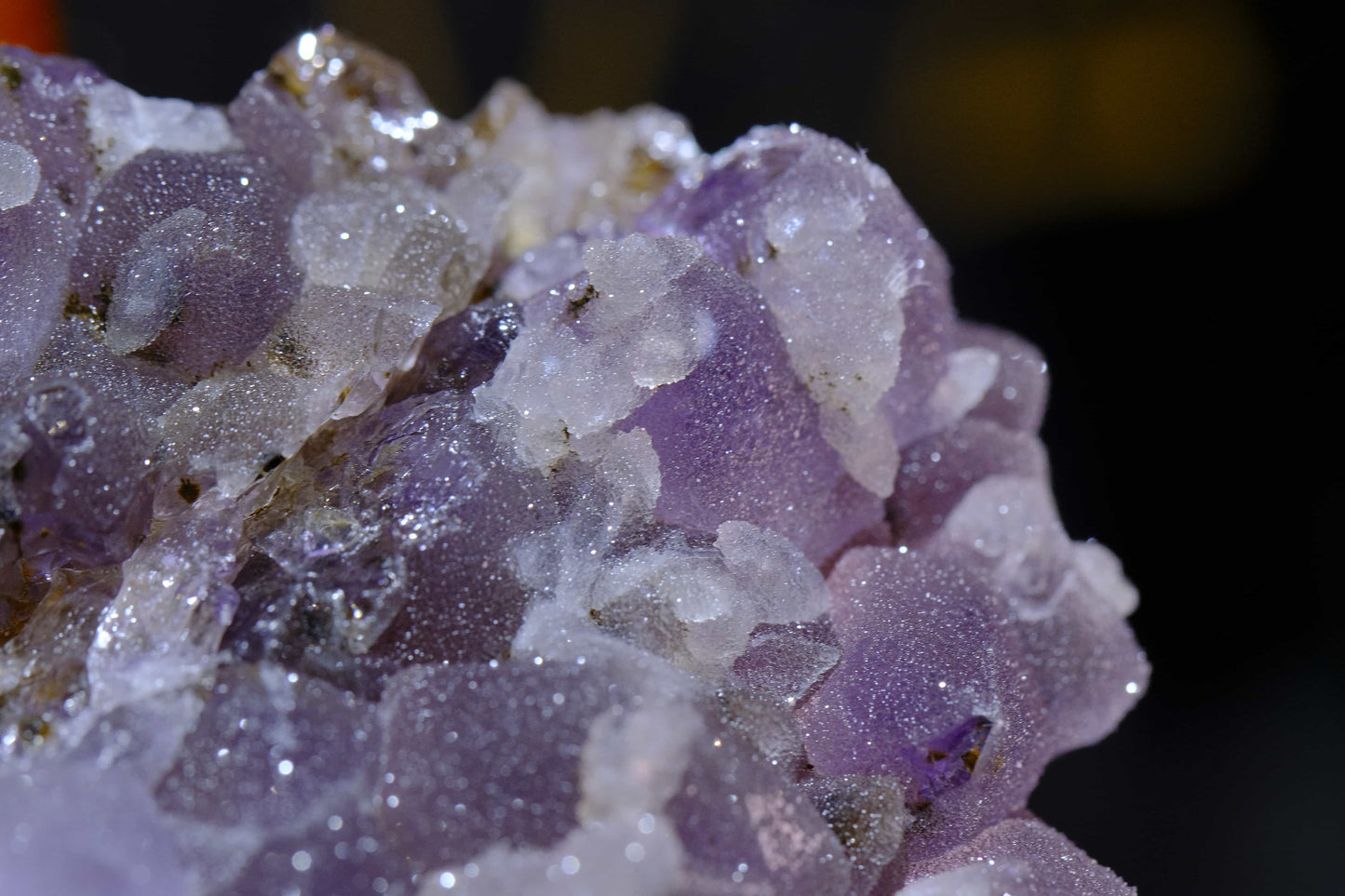 Natural Amethyst Crystal Cluster - With Associated Ore