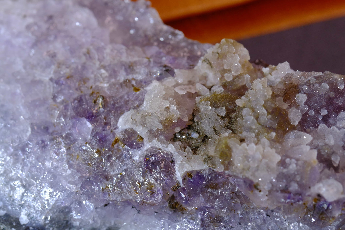 Natural Amethyst Crystal Cluster - With Associated Ore