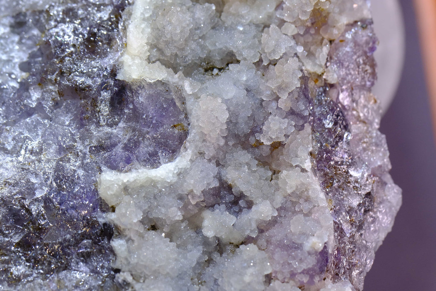 Natural Amethyst Crystal Cluster - With Associated Ore