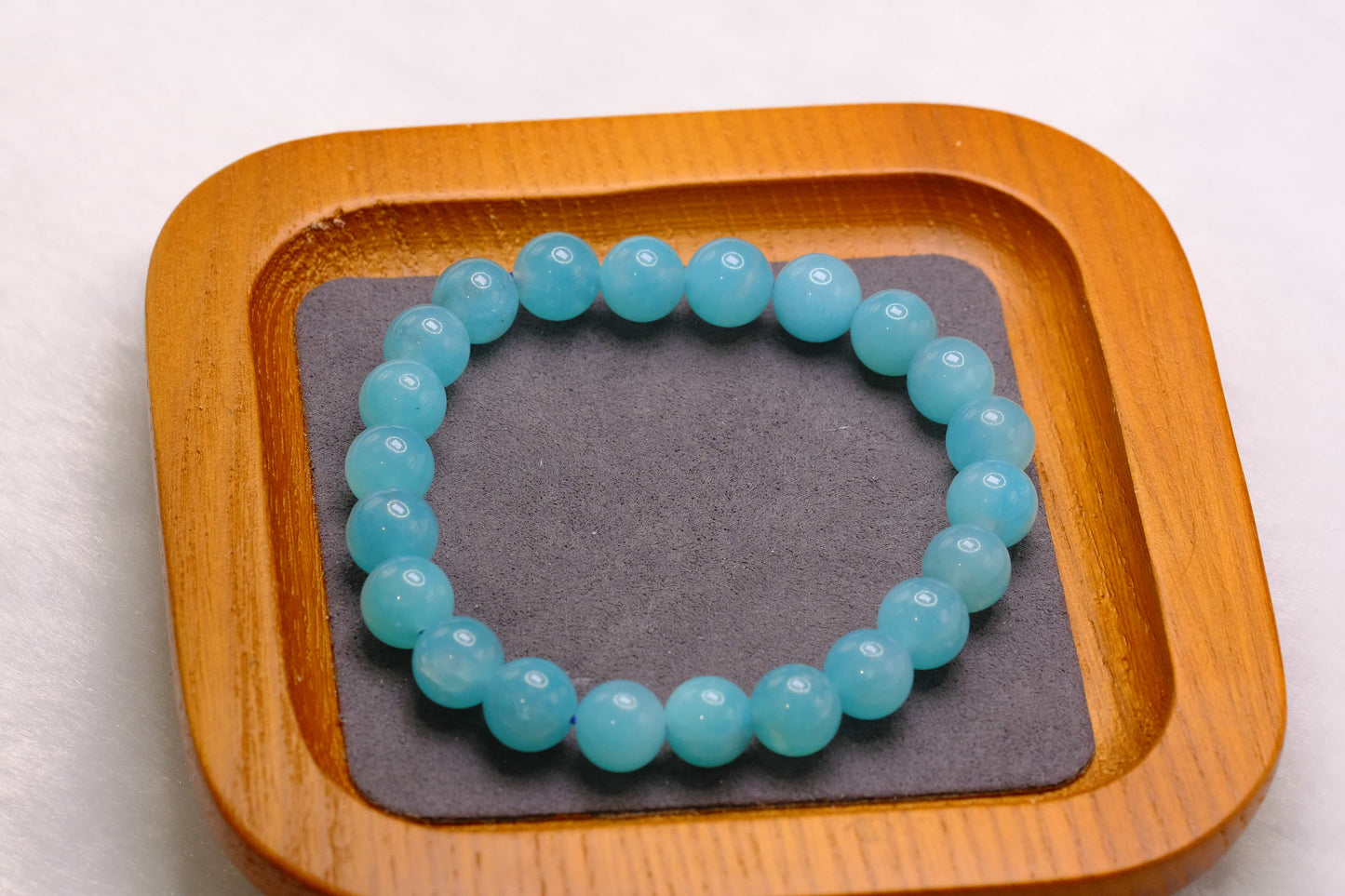 Natural Amazonite Beaded Bracelet