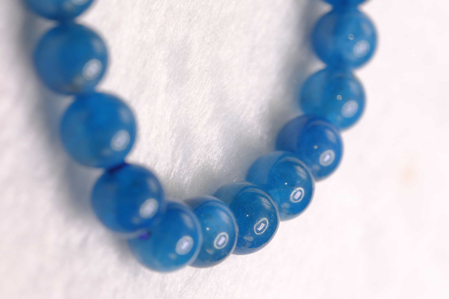 Natural Blue Fluorite Beaded Bracelet