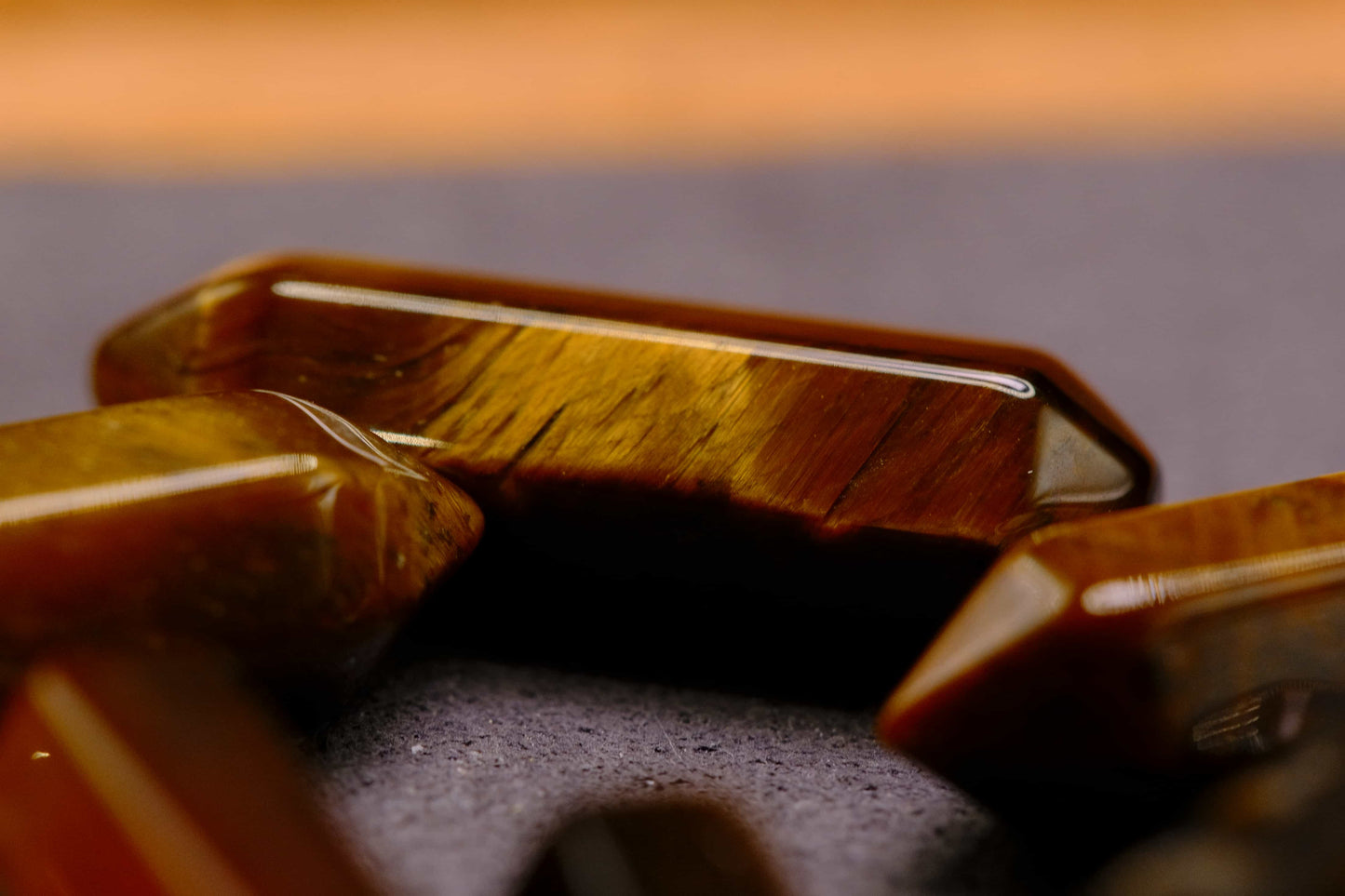 Tiger's Eye Points - Polished