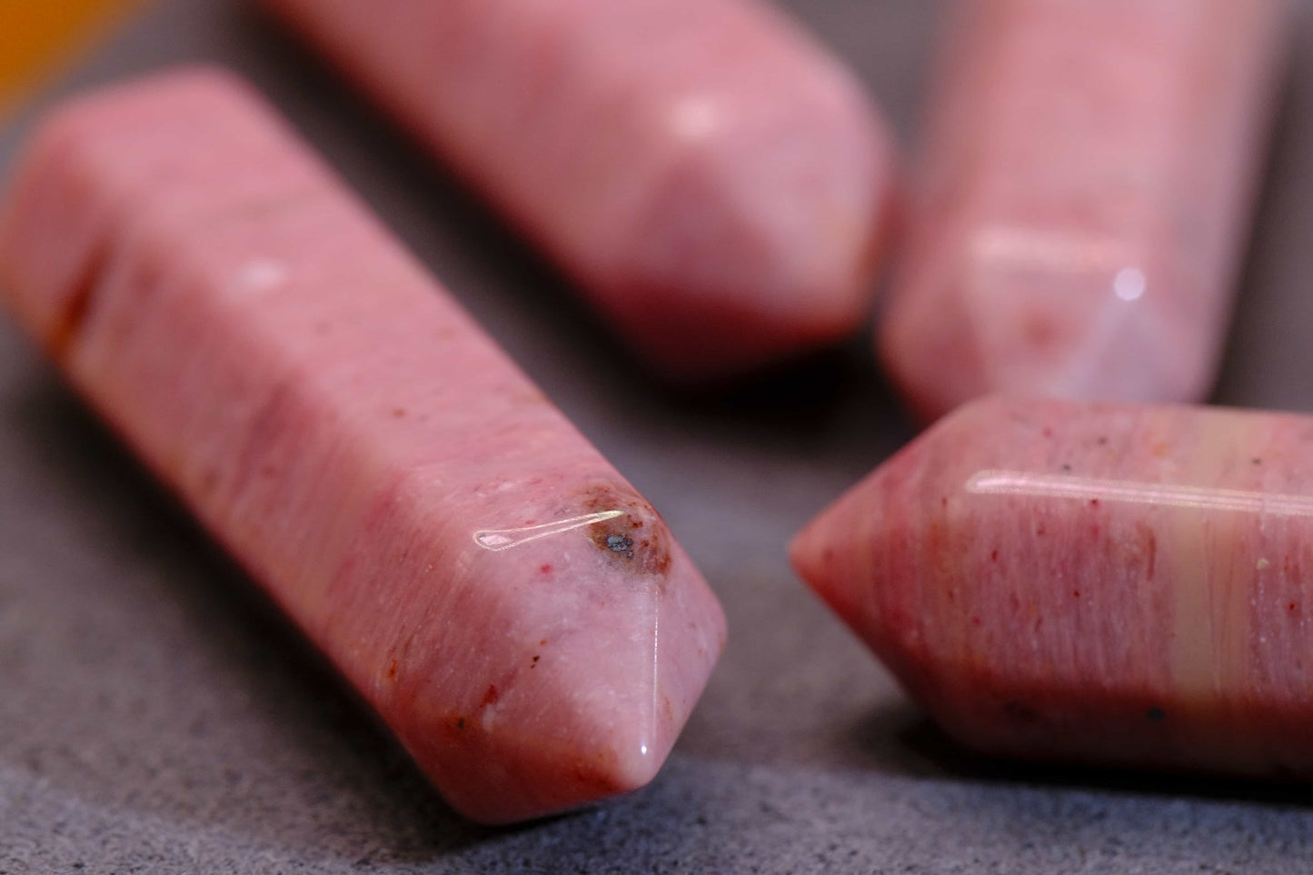 Rhodochrosite Points - Polished